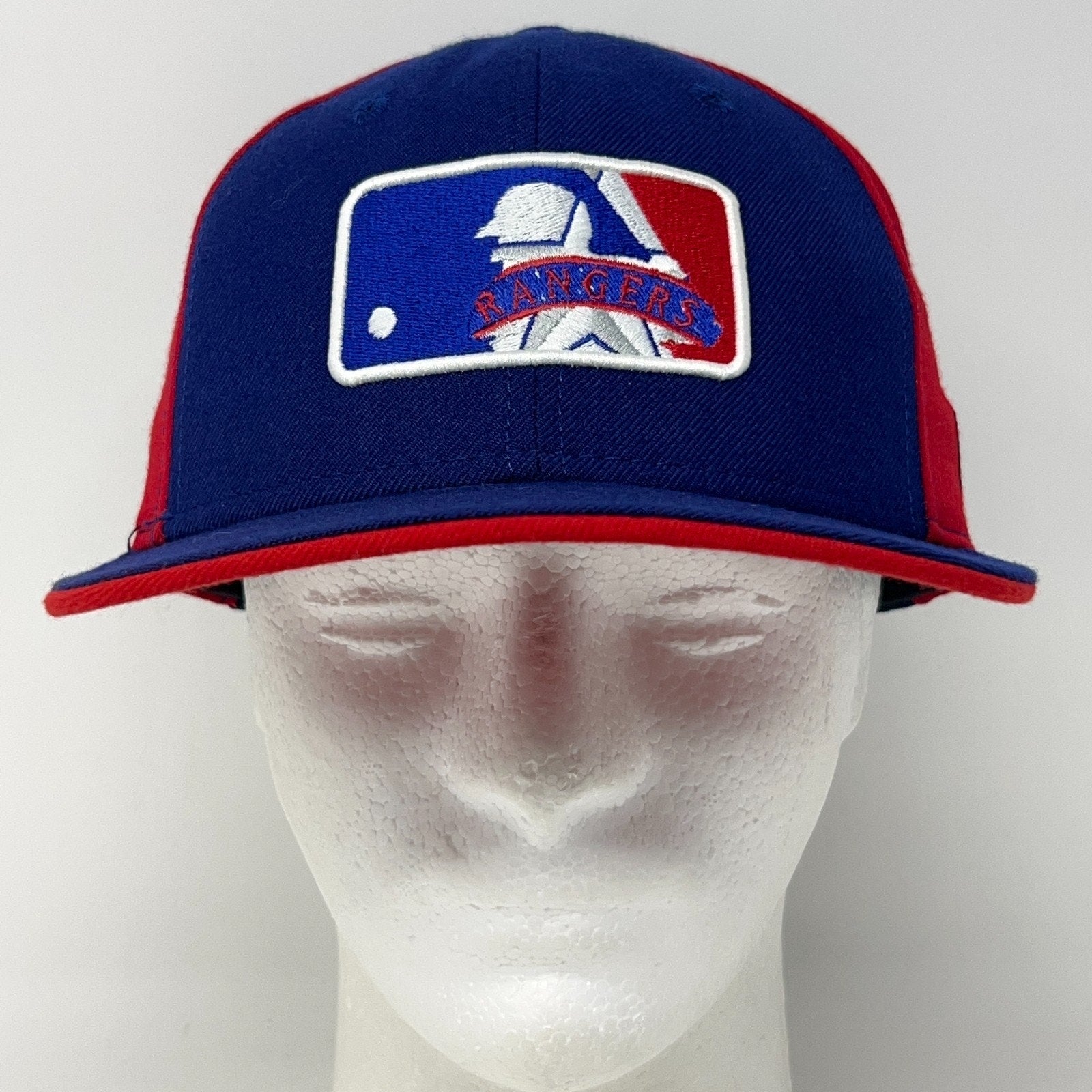 New Era Texas Rangers Cap Red and Blue Front View