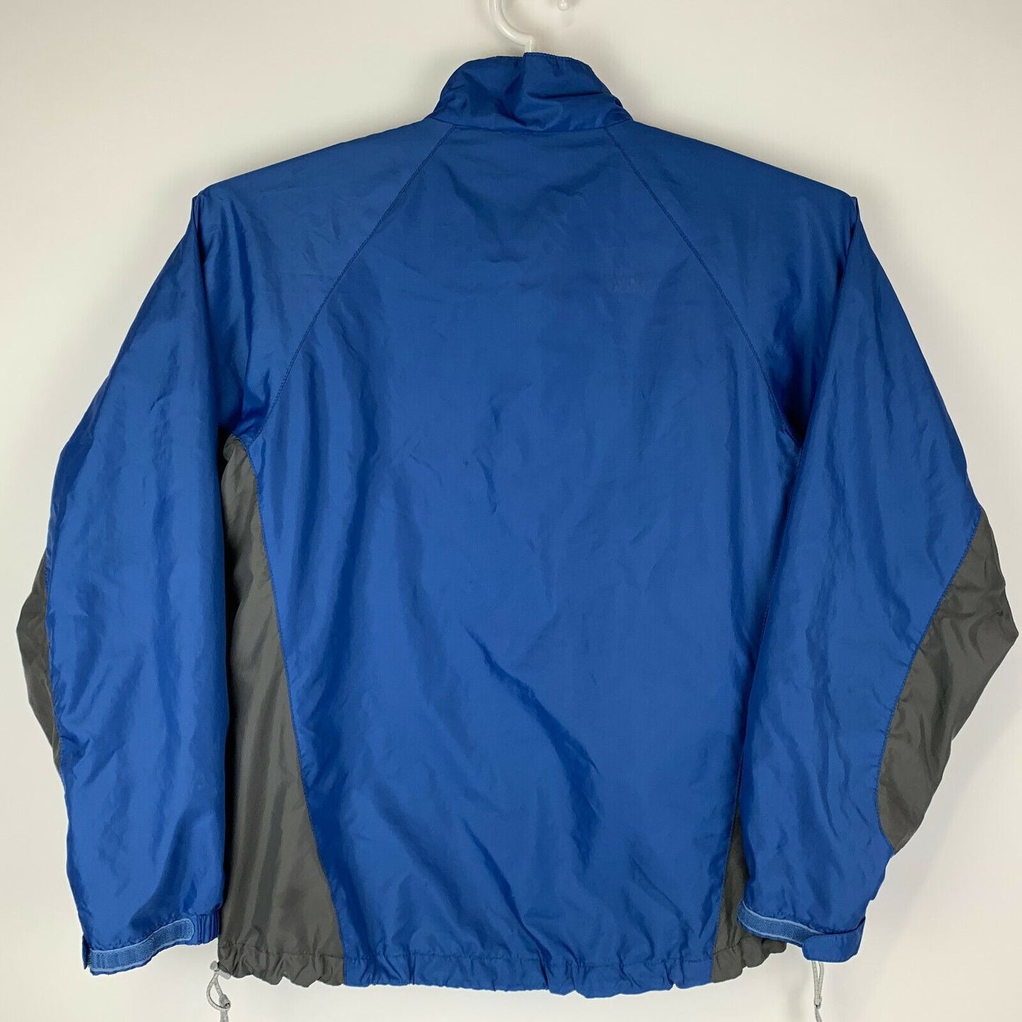 The North Face Windbreaker Jacket Womens Medium Blue Vented Stow Pocket