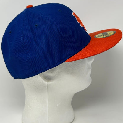 New York NY Mets Baseball Hat Cap MLB 2016 New Era 59Fifty Blue Fitted 7 3/4