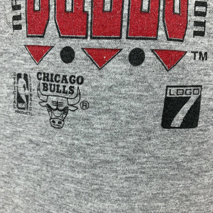 Vintage Chicago Bulls Stringer Tank Top T Shirt Mens X-Large Basketball 90s Gray