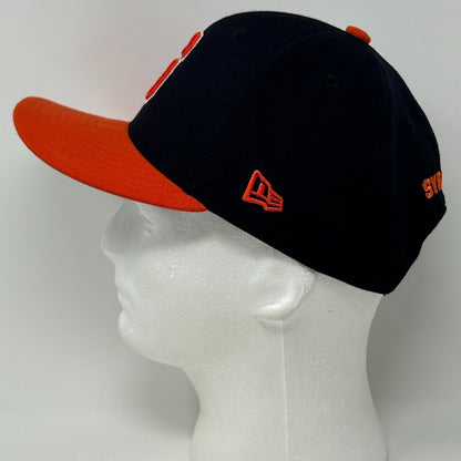 Syracuse University Orange Baseball Hat Cap SU Cuse New Era 9Fifty Snapback Blue