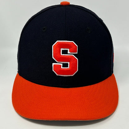 Syracuse University Orange Baseball Hat Cap SU Cuse New Era 9Fifty Snapback Blue