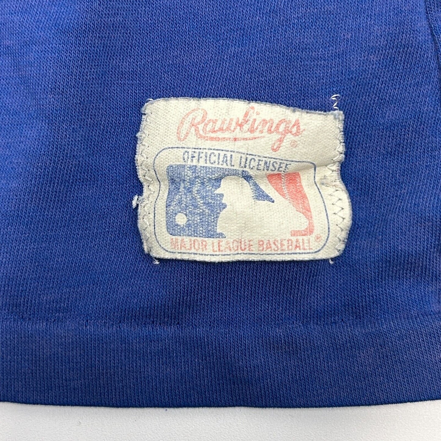 复古密尔沃基酿酒人队 T 恤男款 2XL XXL MLB 棒球 Rawlings USA 蓝色