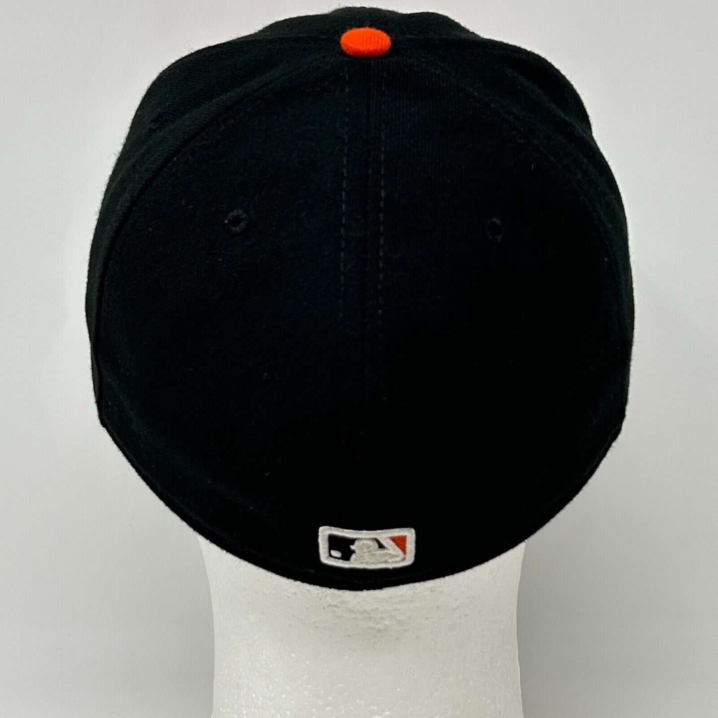 Baltimore Orioles O's Script Baseball Hat Cap New Era 59Fifty Black Fitted 7 1/2