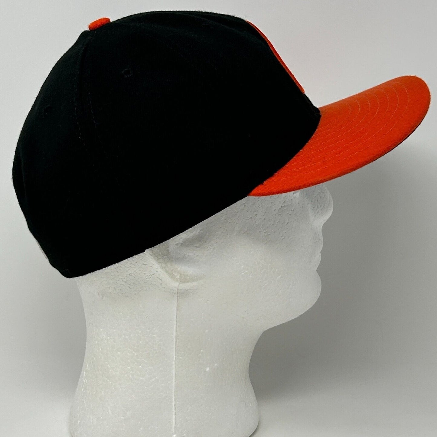 Baltimore Orioles O's Script Baseball Hat Cap New Era 59Fifty Black Fitted 7 1/2