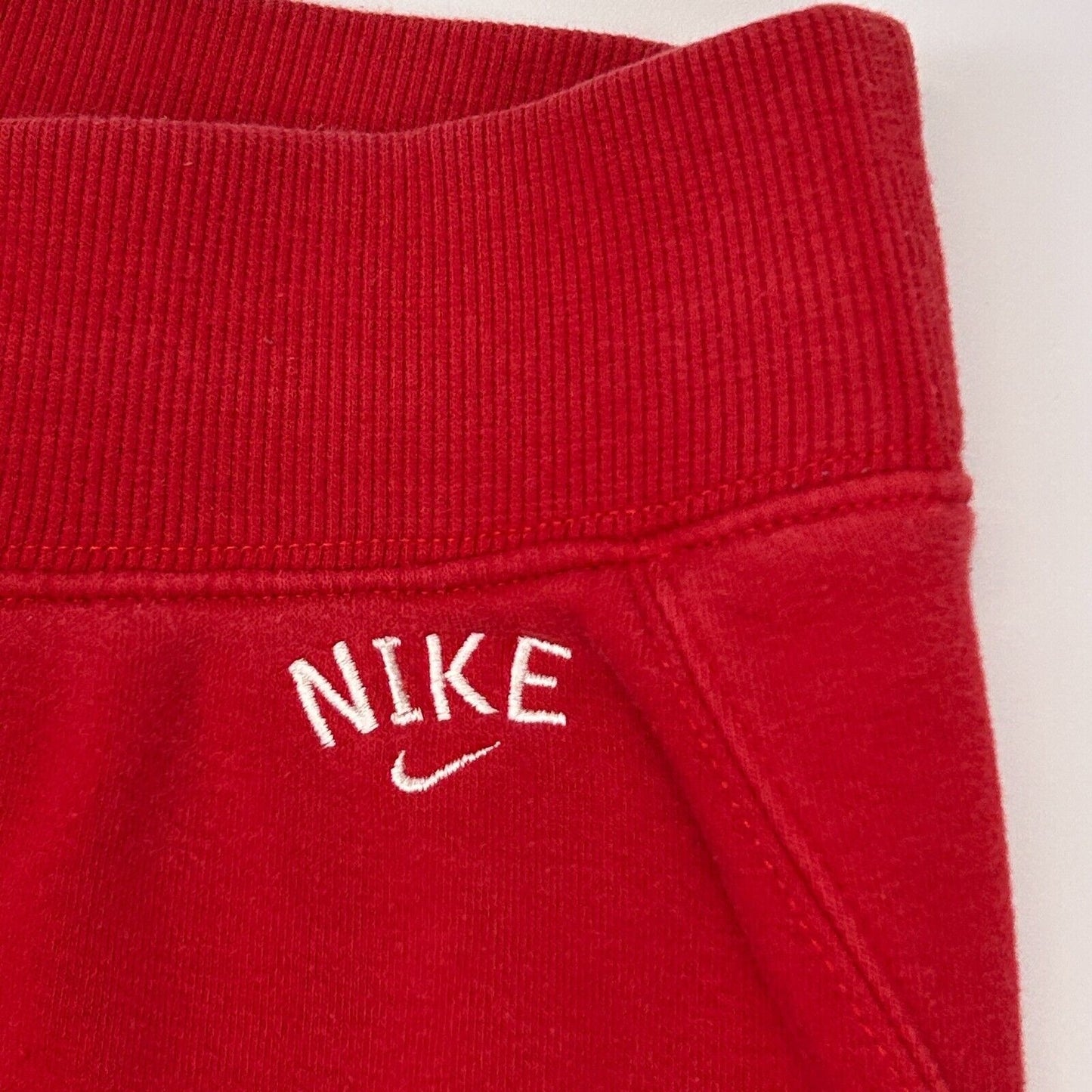 Vintage Nike Sweatpants Womens Medium 8-10 Y2Ks 2000s Logo Fleece Joggers Red