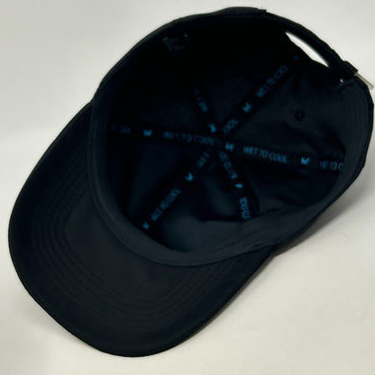 Mission Cooling Baseball Hat Cap Wet to Cool Lightweight 6 Panel Strapback Black