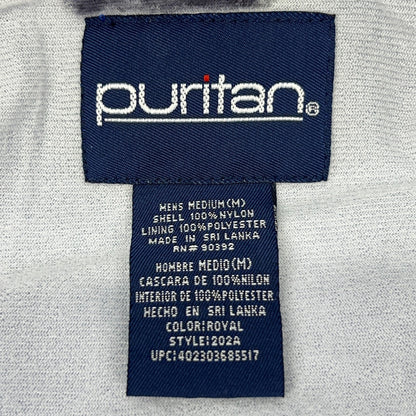 Puritan 80s Jacket Royal Medium Front vintage windbreaker