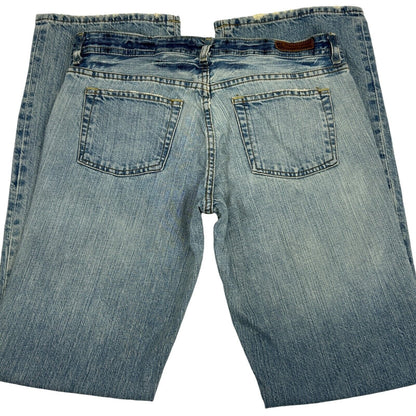 Pantalones vaqueros de corte acampanado para mujer Polo Jeans Company 10 Ralph Lauren Kelly Jean Low Rise Blue