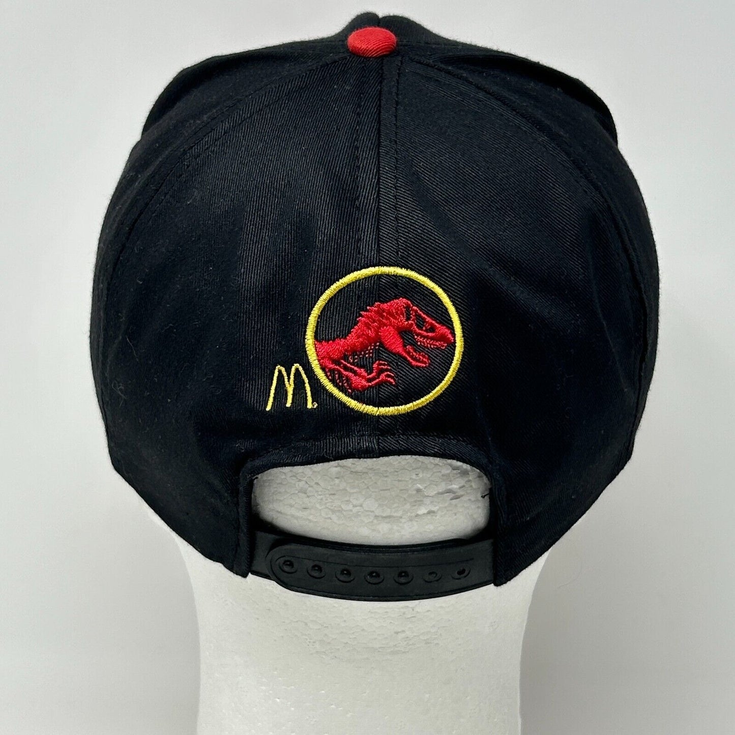 Vintage Jurassic Park Team Baseball Hat Cap 1994 McDonalds Movie Snapback Black