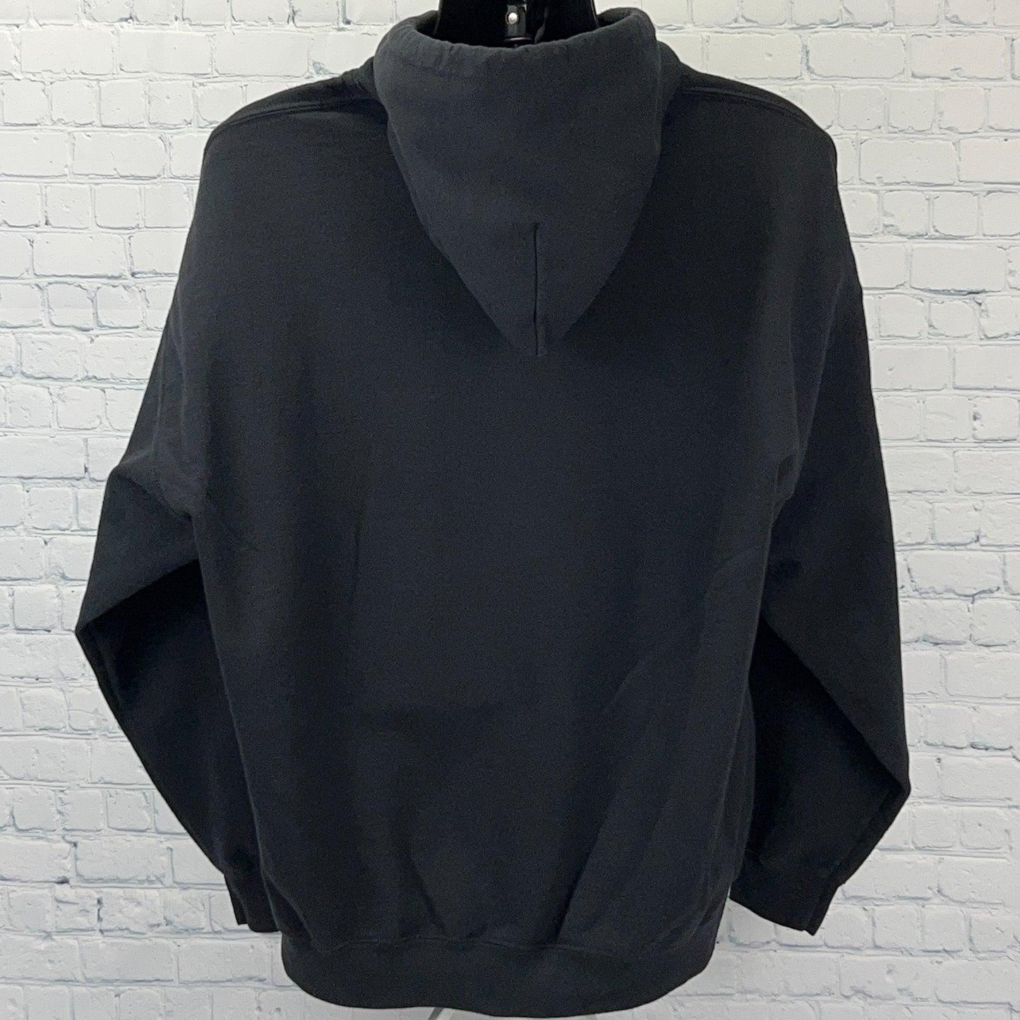 RVCA Black Comfy Hooded Sweatshirt Back View