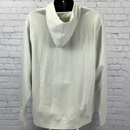 RVCA 90s Hooded Sweatshirt in Light Green, Size Large, Back View