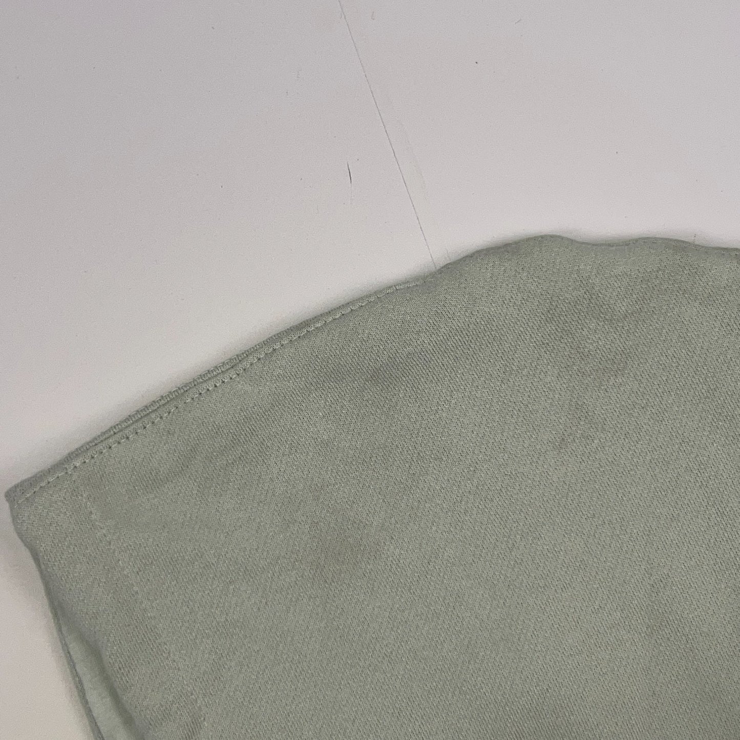 RVCA Hooded Sweatshirt in Sage Green, Size M, Front View, Casual Style