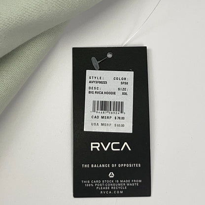 RVCA Big RVCA Hoodie in SF50 Green XXL front