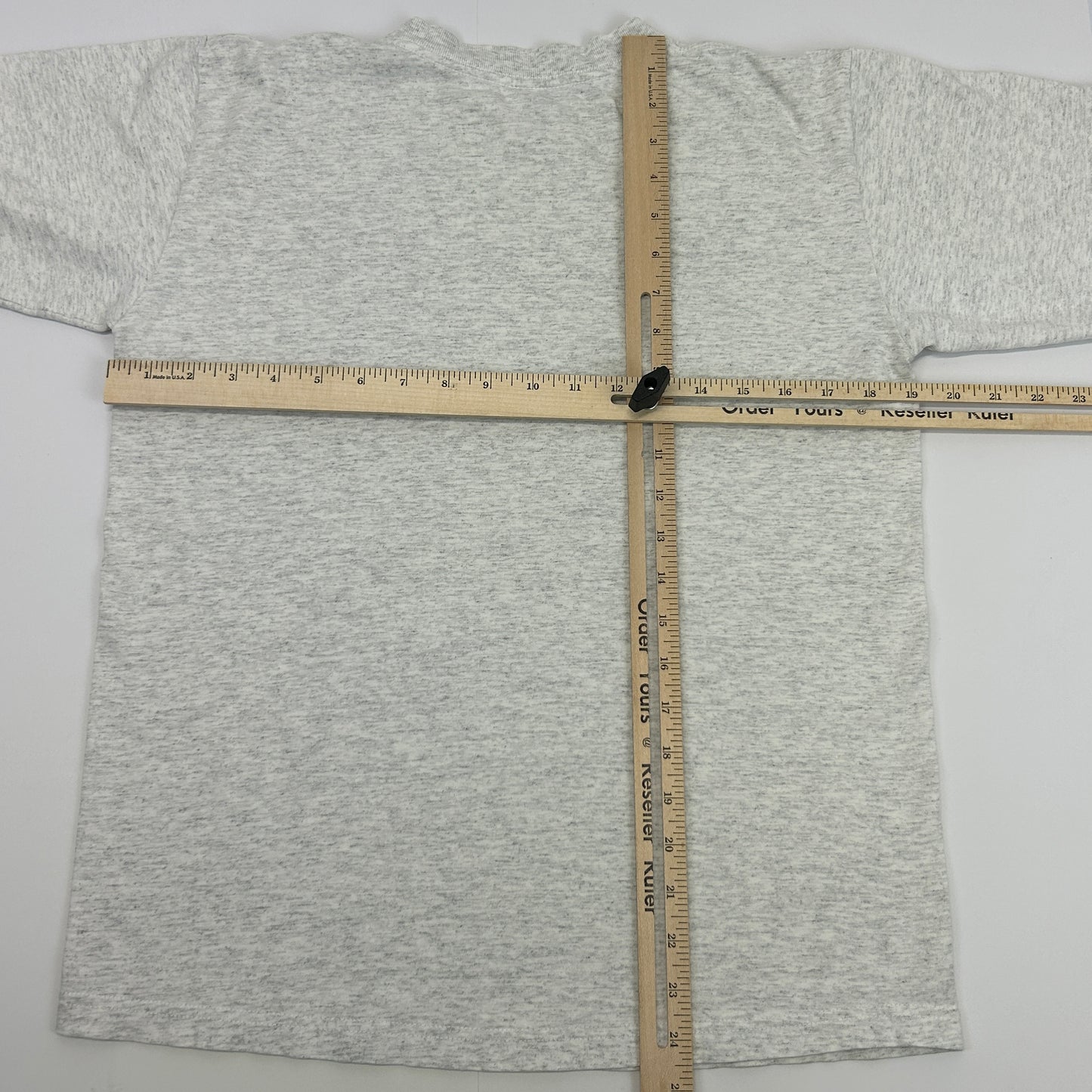 Sansegal Sportswear T-Shirt in grey with bald eagle graphic, displayed on a flat surface