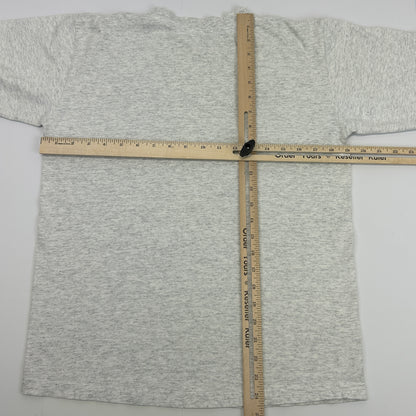 Sansegal Sportswear T-Shirt in grey with bald eagle graphic, displayed on a flat surface