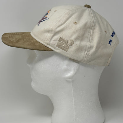 Sports Specialties SF 49ers hat in off-white with tan brim, side view