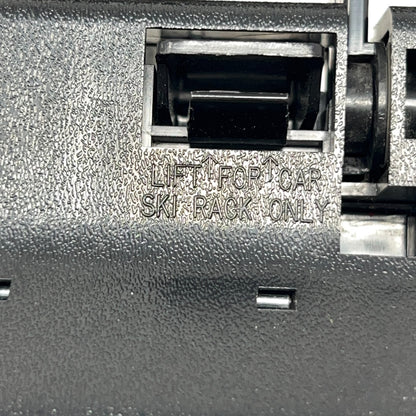 Ski Tote Ski Carrier with Lift for Car Feature in Durable Black Material