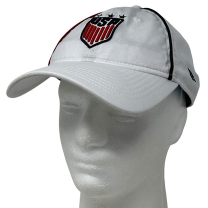 USWNT USA Soccer Womens Dad Hat Baseball Cap National Team New Era 9Twenty White