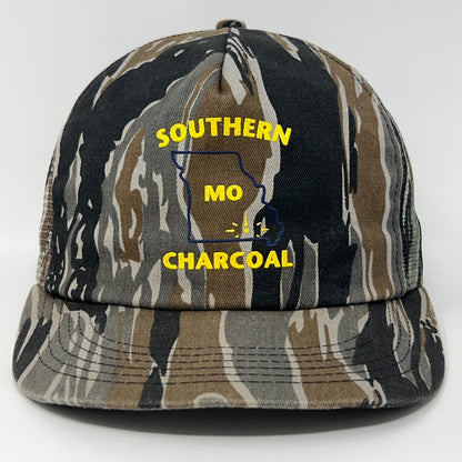 K-Products Vintage Trucker Cap Hat Charcoal Front View