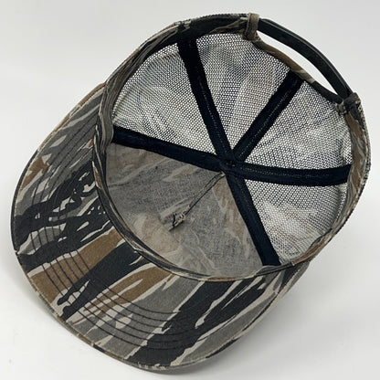 K-Products Vintage Trucker Cap in Camouflage Color with Adjustable Size, Back View