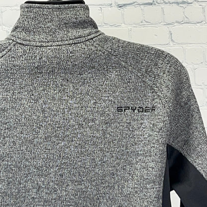 Spyder modern pullover sweater gray