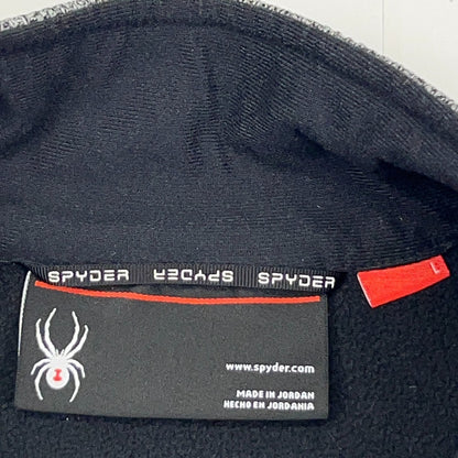 Spyder Mens Pullover Sweater in Black, Size L, Front View
