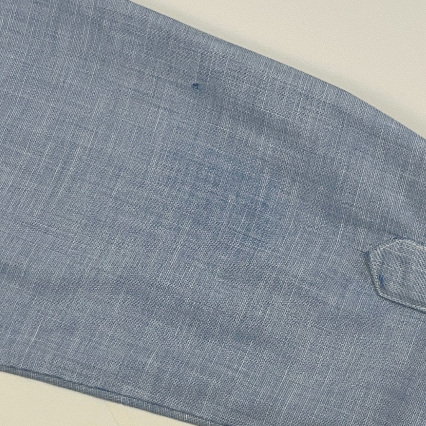 Vintage Cowboy Shirt in Light Blue, Size M, Front View, classic style