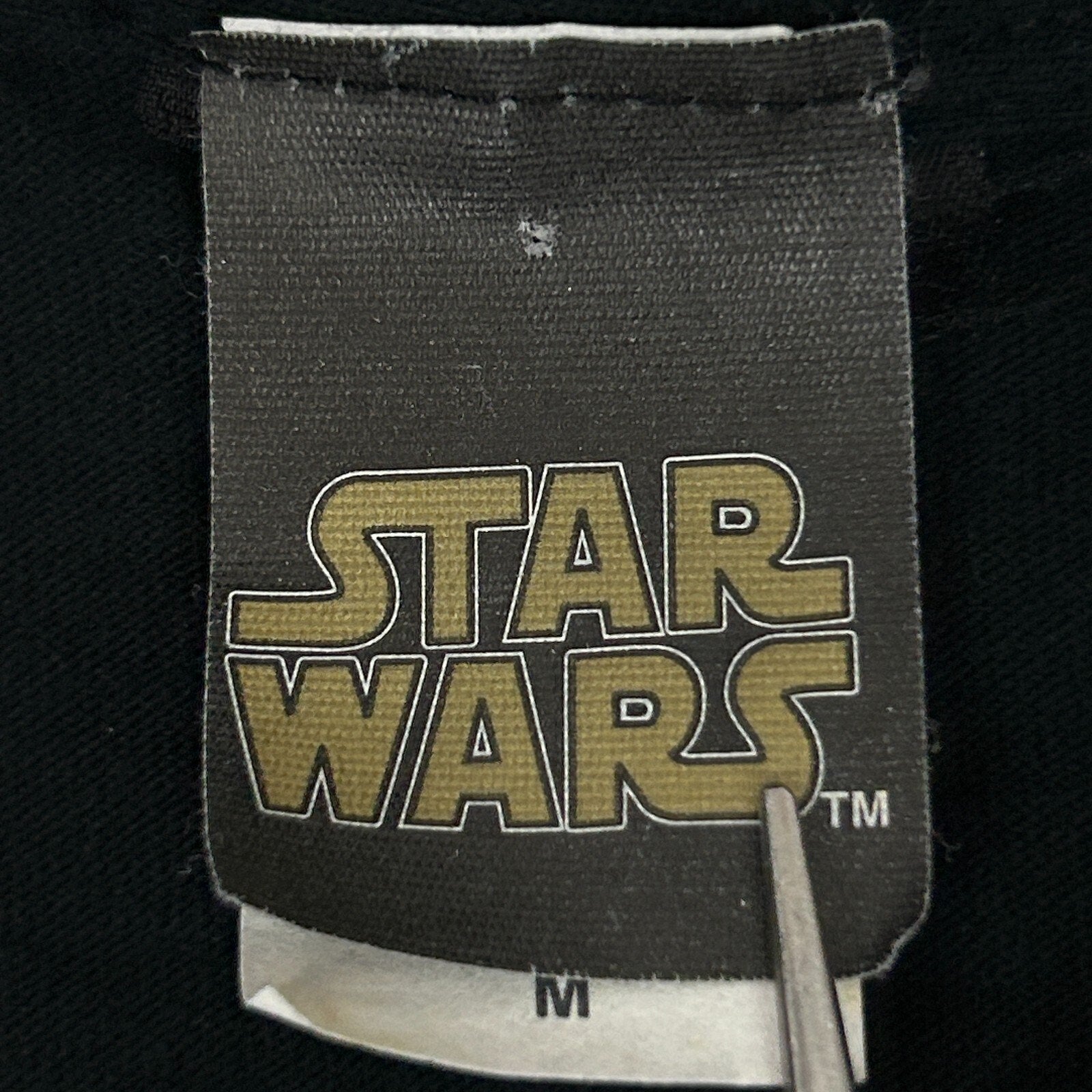 Star Wars Vintage T-Shirt Black M Front View
