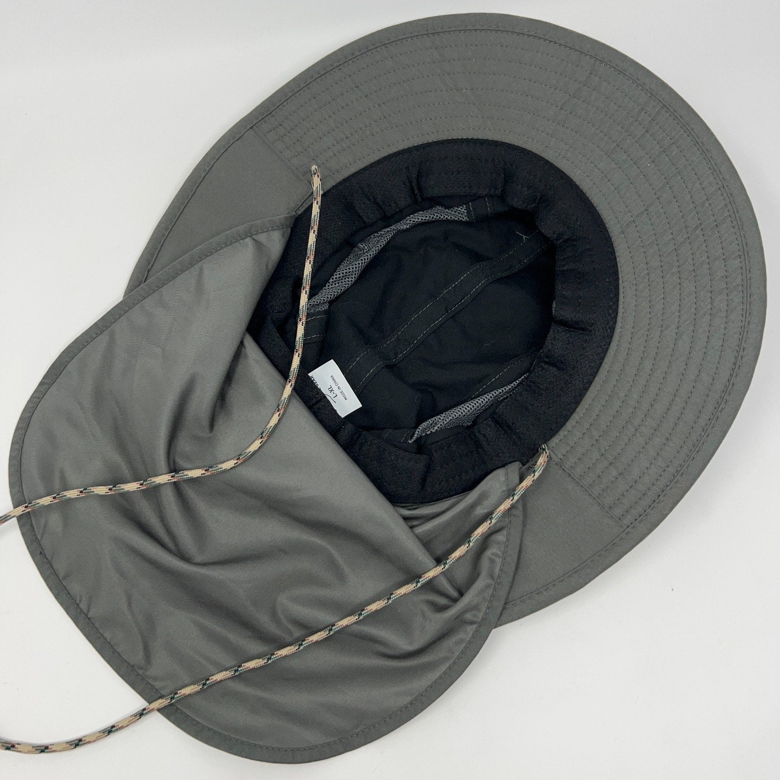The North Face Vintage Boonie Hat in Gray, one size, back view