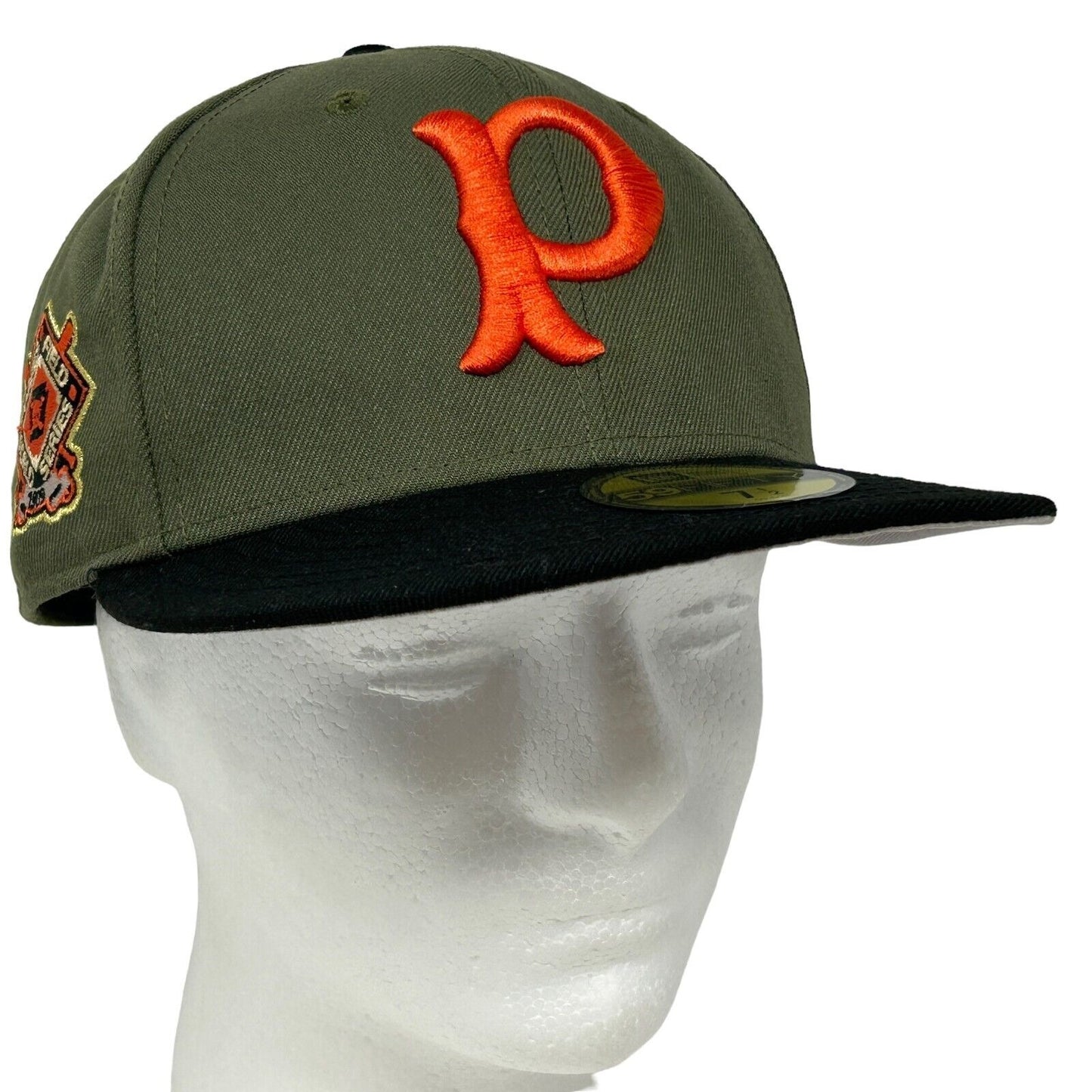 Pittsburgh Pirates Hat Baseball Cap Fitted 7 1/2 New Era 1909 World Series Green