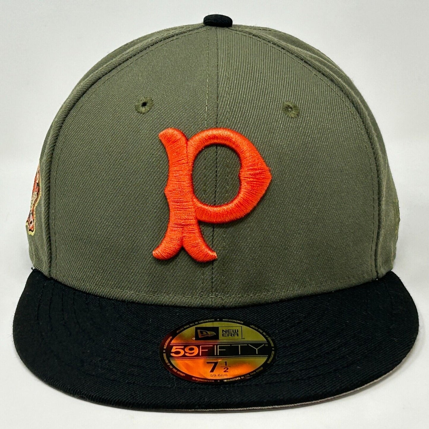 Pittsburgh Pirates Hat Baseball Cap Fitted 7 1/2 New Era 1909 World Series Green