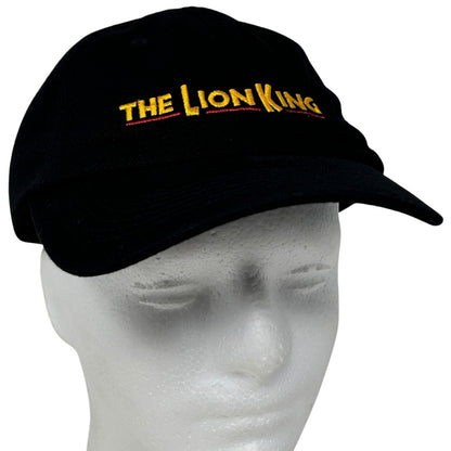 Black Disney The Lion King Baseball Cap with embroidered logo on the front, perfect for fans