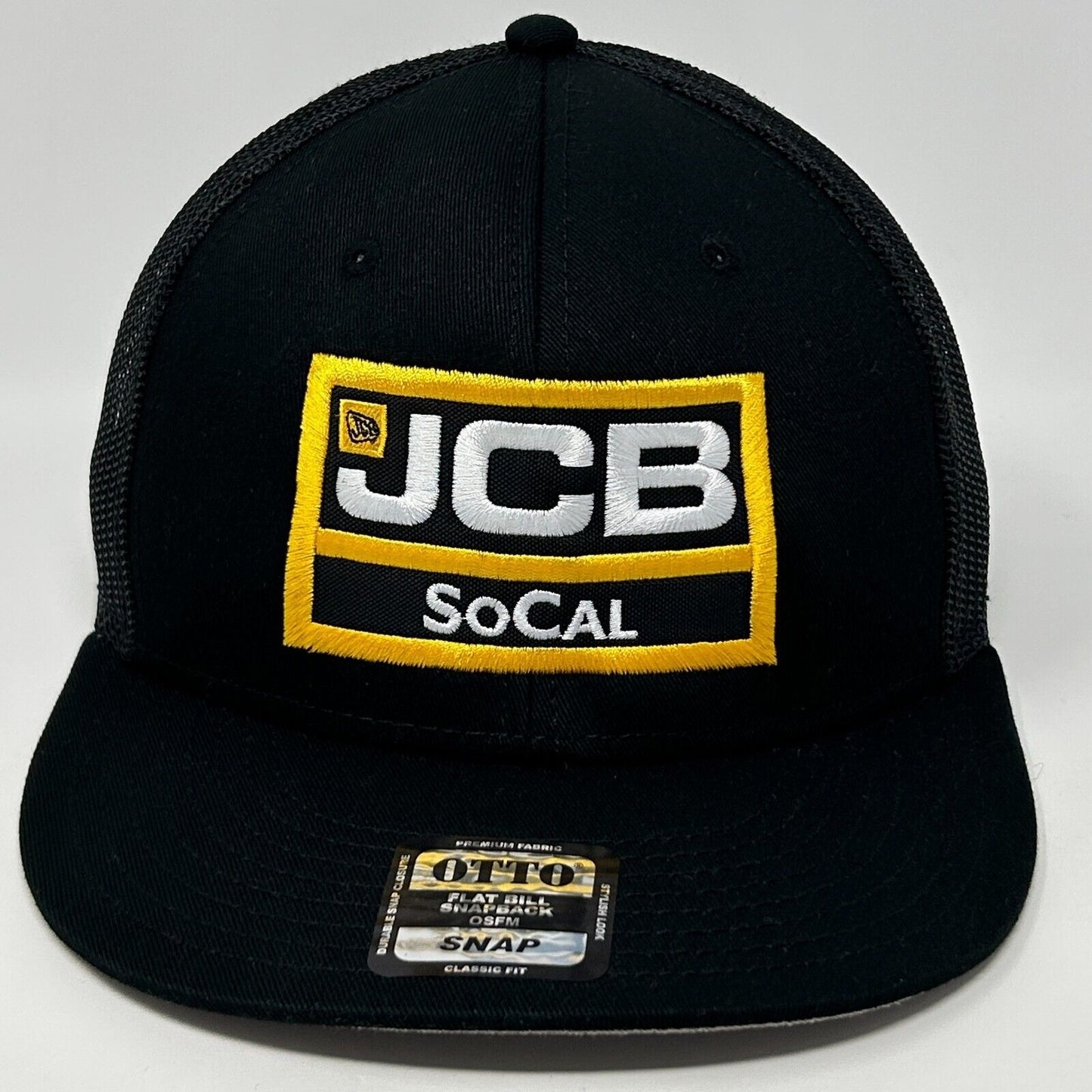 JCB SoCal Trucker Hat Baseball Cap California Construction Equipment Otto Black