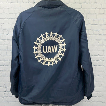Swingster 80s Union Jacket Navy Large Back Vintage