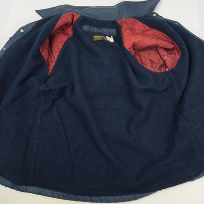 Swingster Vintage Union Jacket in Navy with Red Lining, Back View