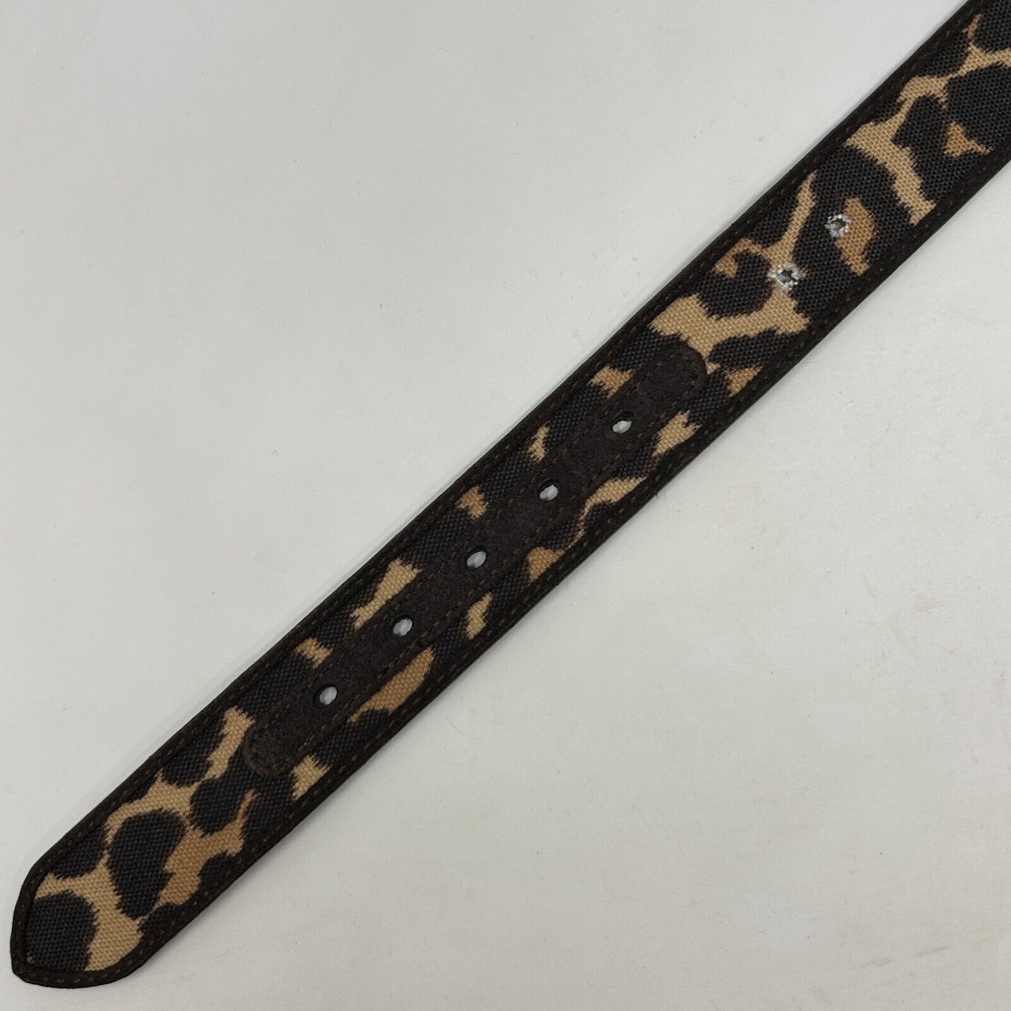 Ariat Leopard Print Western Belt Womens XL X-Large Cheetah Jaguar Brown A1531734