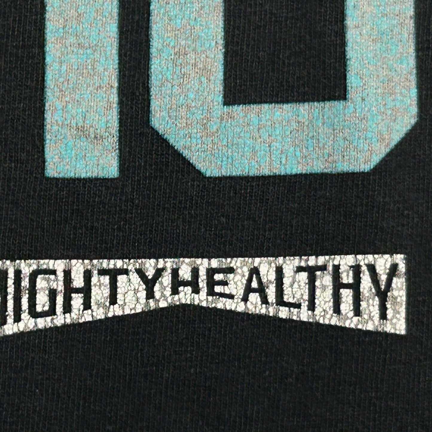 Camiseta de skater negra de gran tamaño para hombre de Diamond Supply Co x Mighty Healthy