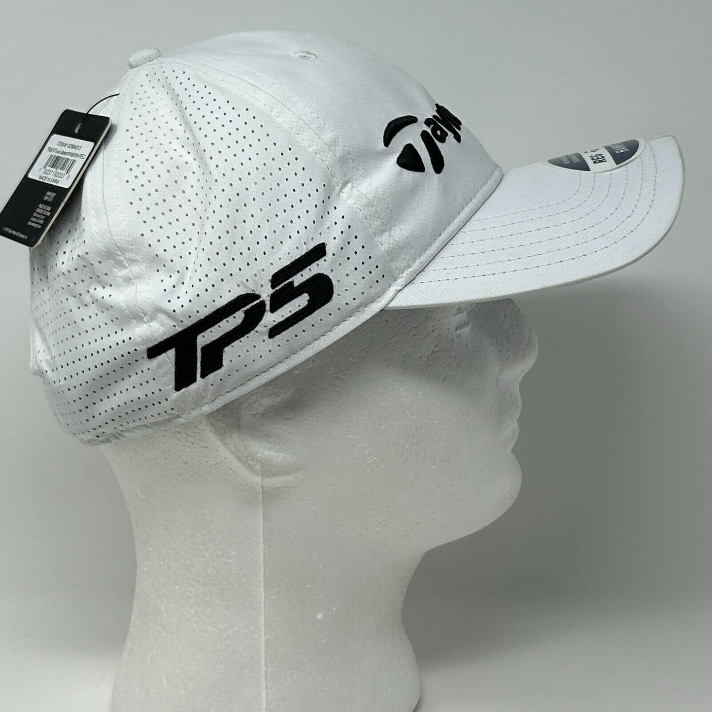 TaylorMade Hamptons Tour TP5 Qi10 Baseball Hat Cap Golf Golfer Golfing White