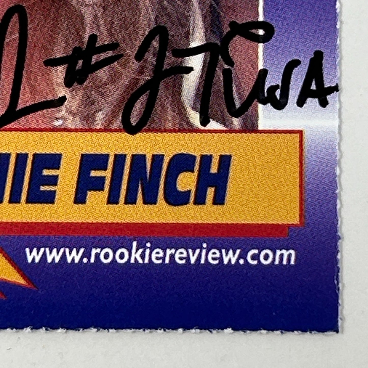 Jennie Finch Autographed Trading Card 2003 Rookie Review Signed Authenticated