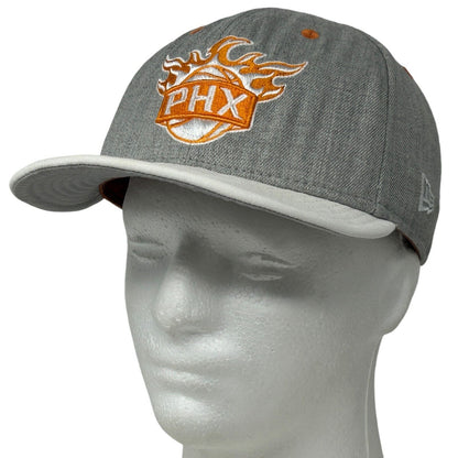 Phoenix Suns Baseball Hat Cap NBA Basketball New Era 9Fifty Snapback Gray