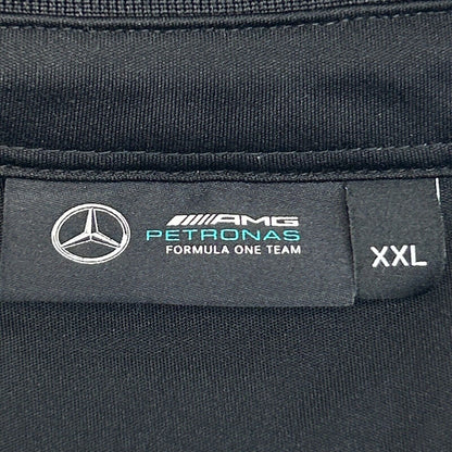 Mercedes AMG F1 Racing Team Polo Shirt Mens XXL Formula 1 Petronas Stichd Black