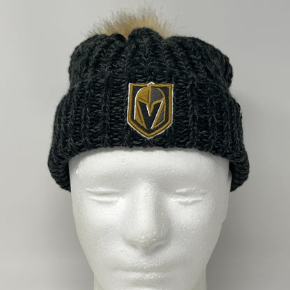 47 Brand Knit Hat Black One Size Front vegas golden knights
