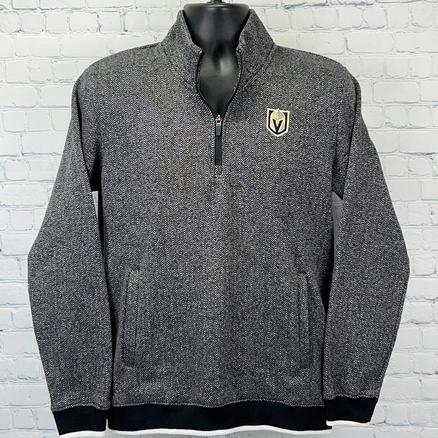 NHL Sweater Black Medium Front with Vegas Golden Knights Logo