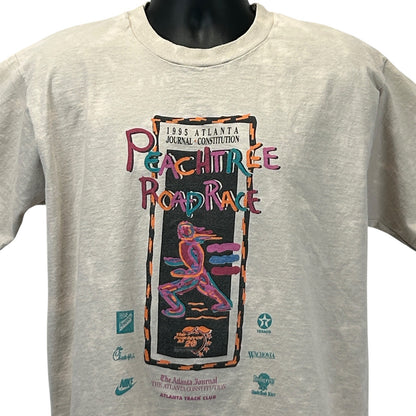 Fruit of the Loom Atlanta T-Shirt in light gray featuring Peachtree Road Race graphic on the front