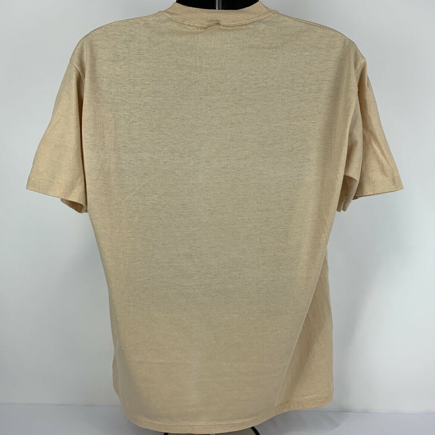 JERZEES 90s T-Shirt in Beige Size L Back view vintage