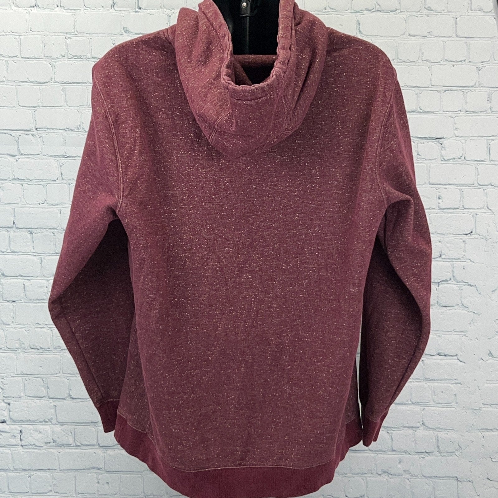 Volcom Hoodie Red Medium Back View