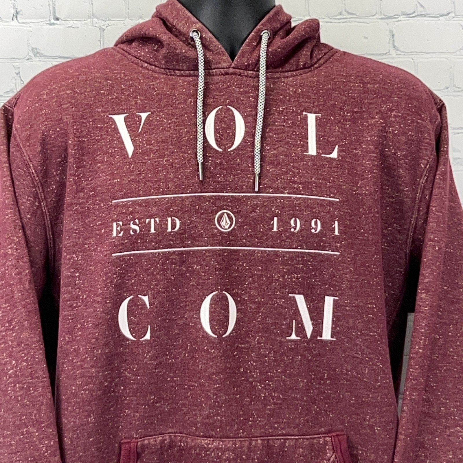 Volcom Red Hoodie Front Large