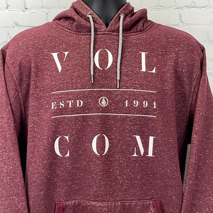 Volcom Red Hoodie Front Large