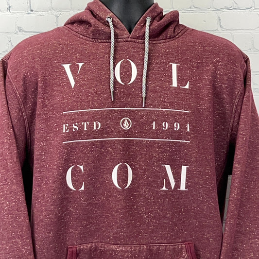 Volcom Red Hoodie Front Large